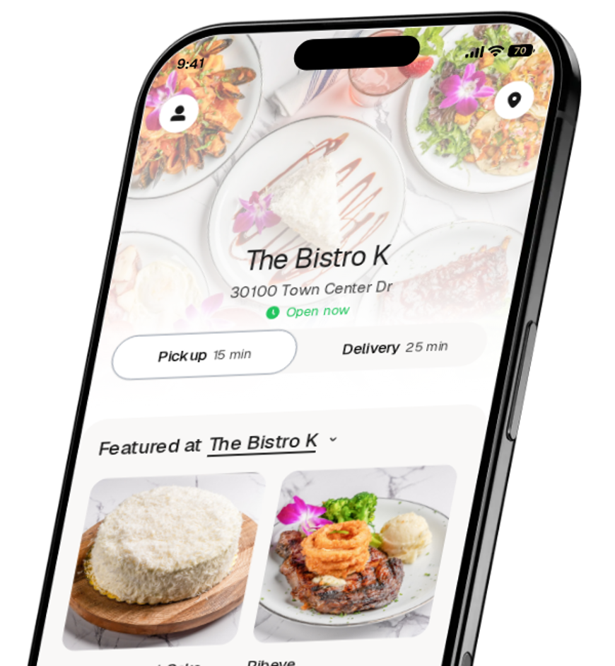 The Bistro K app preview